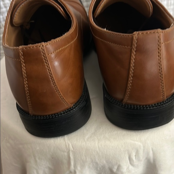 Alfani Brown Leather Men's Oxfords - Picture 7 of 13